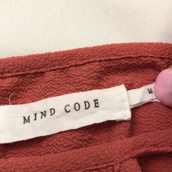 Mind Code Womens Coral Textured Polyester Halter Top Size M - Picture 7 of 8